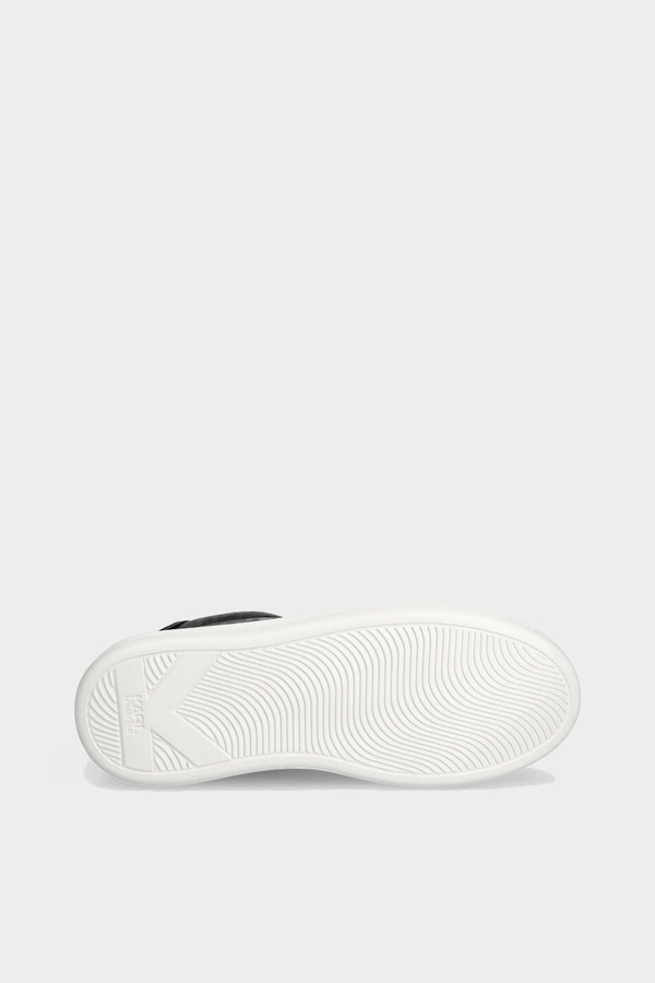 ΠΑΠΟΥΤΣΙΑ KARL LAGERFELD - 007 BLACK LEATHER/GREY